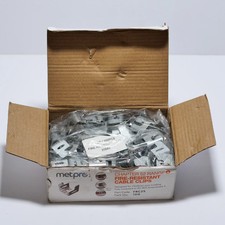 Metpro Fire Rated Cable Clip 25 x 16mm Fits Fasten Trunking Pre Galvanised Steel