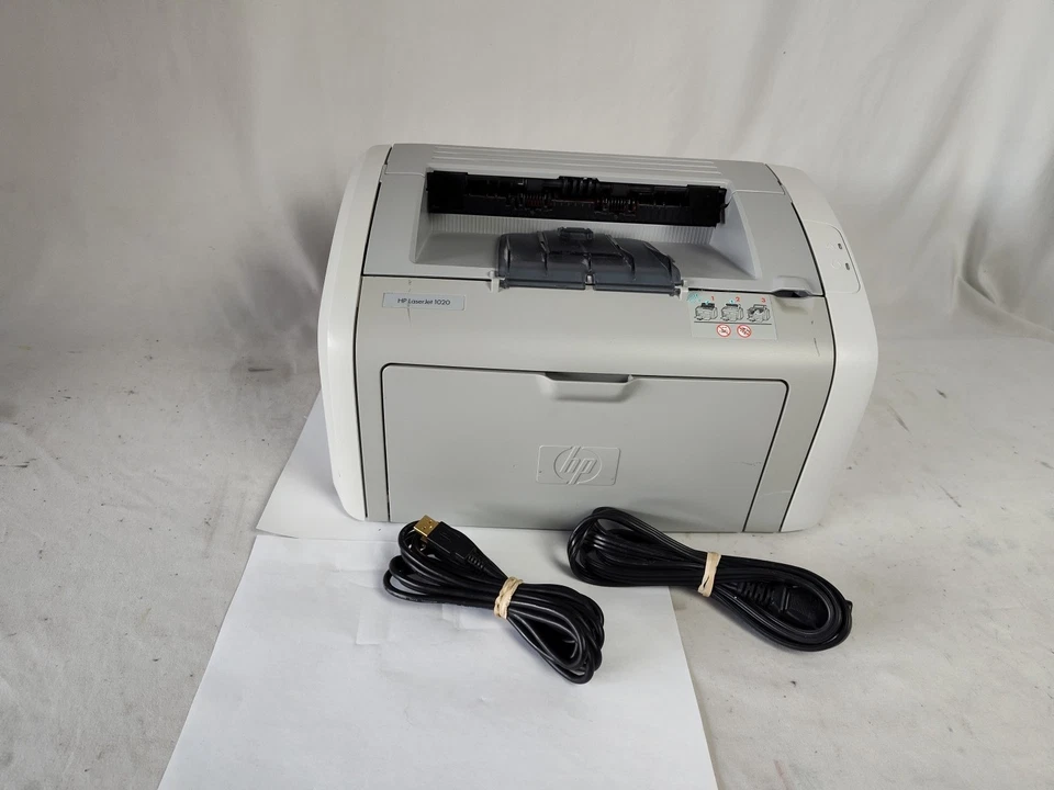 HP LASERJET 1020 Workgroup Laser Printer Low Page Count, With Toner, WORKING - Image 2 of 4