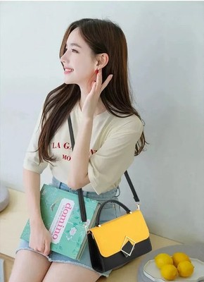 Modische Damenhandtasche Schultertasche Frauen Umhängetasche Leder Kuriertaschen neu