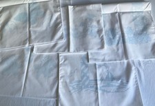 Stamped Cross Stitch Table Runner Lot Of 5
