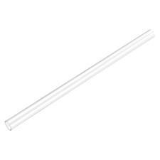 2pcs PC Rigid Round Clear Tubing 12mmID x 13mmOD x 305mm Length Plastic Tube