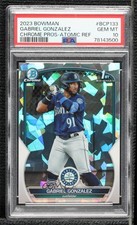2023 Bowman Chrome Prospects Atomic Refractor Gabriel Gonzalez PSA 10 1hr9