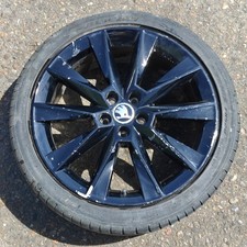 SKODA RAPID FABIA 17" ALLOY WHEEL + TYRE 215/40 R17 5JJ601025 M4