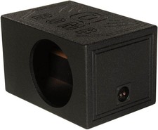 Qpower Single 12" Vented Ported Car Subwoofer Sub Box Enclosure, QBOMB12VL