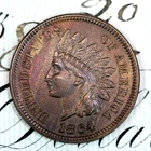* 1864-L * NEAR+ GEM BU MS INDIAN HEAD PENNY * FROM ORIGINAL COLLECTION