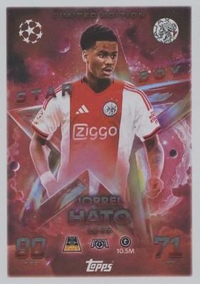 Match Attax 2025 2026 UCC LE 17  Limited Edition  Jorrel Hato Ajax Amsterdam