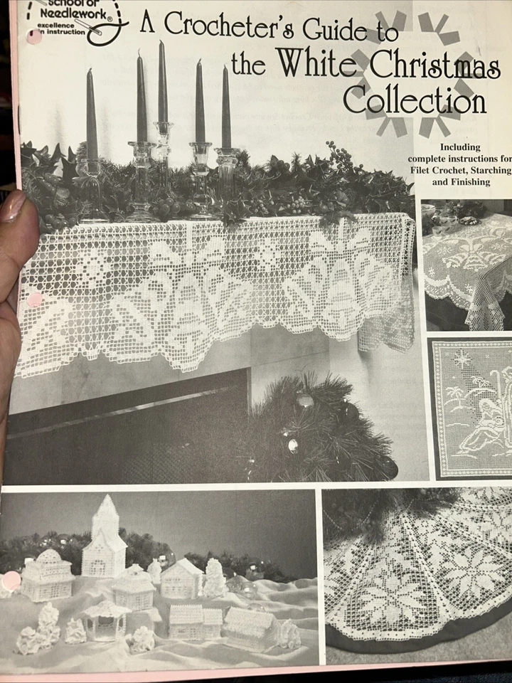 American School Of Needlework - White Christmas Collection LOT Of 6 Booklets ‘99 - Image 2 of 4