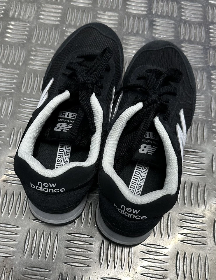 New Balance 515 Womens Black Suede Mesh Athletic Running Shoes UK 5.5  - Image 3 of 4