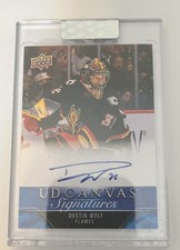 2023-24 Upper Deck Clear Cut - Canvas Signatures Dustin Wolf #CS-DW (AU, RC)