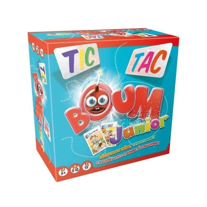 Jeu de société Tic Tac Boum Junior pour animer les goûters