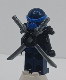 LEGO Minifigure - Jay - The Hands of Time Black Armor - njo0282 / njo282 - 70626