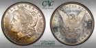 1879-S Morgan Silver Dollar CACG Certified MS67 PL CAC, Obverse Toning, Stunner