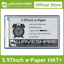 Waveshare 3.97inch E-Paper Display E-Ink Display 800×480 Pixels Black/White