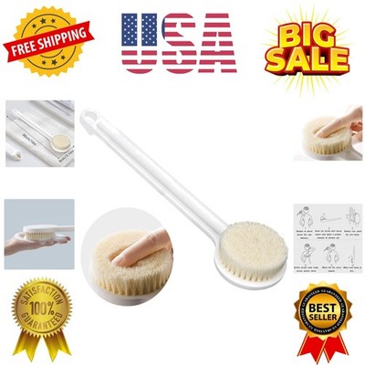 Body Brush Dry Brushing Shower Bath Brush Long Handle Gentle Back Skin Scrubb...