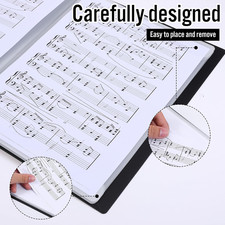 4 Pages Expand Sheet Music Folder Spiral Sheet Musics Binder Allow Annotations