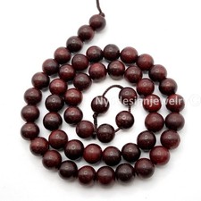 8mm Natural Wood Round Beads Wood Loose Beads 13 Inch Strand 40pcs
