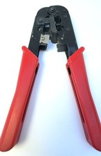 RJ45 RJ11 Ratchet Crimper, Stripper, Cutter Tool in good working condition