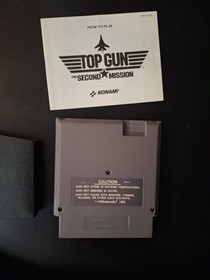 Top Gun The Second Mission (Nintendo Entertainment System NES) con manual y funda