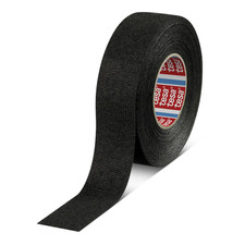 tesa PET Fleece Wire Harness Tape 51608 : 1 in. x 27.3 yds. Black