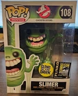 FUNKO POP MOVIES GHOSTBUSTERS SLIMER 108 GITD COMIC CON 2014 EXCLUSIVE VAULTED