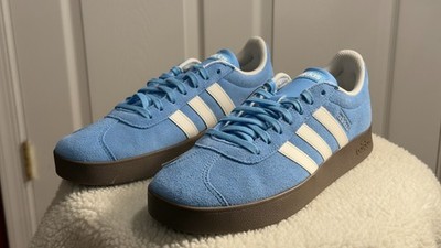 NEW adidas VL Court 2.0 Men s US 9.5 Semi Blue Burst Suede 2023 Deadstock JI0496