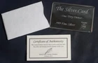 PYROMET SILVER CARD 1 OZ 0.999 FINE SILVER LOT 060512