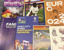 Euro 2004 Germany England V Spain Final 3 lions Plus 3 Fan Guides & 2 Postcards