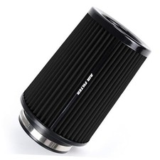 3 3.5 4 Inch Cold Air Intake Filter 76mm 89mm 101mm High Performance Black