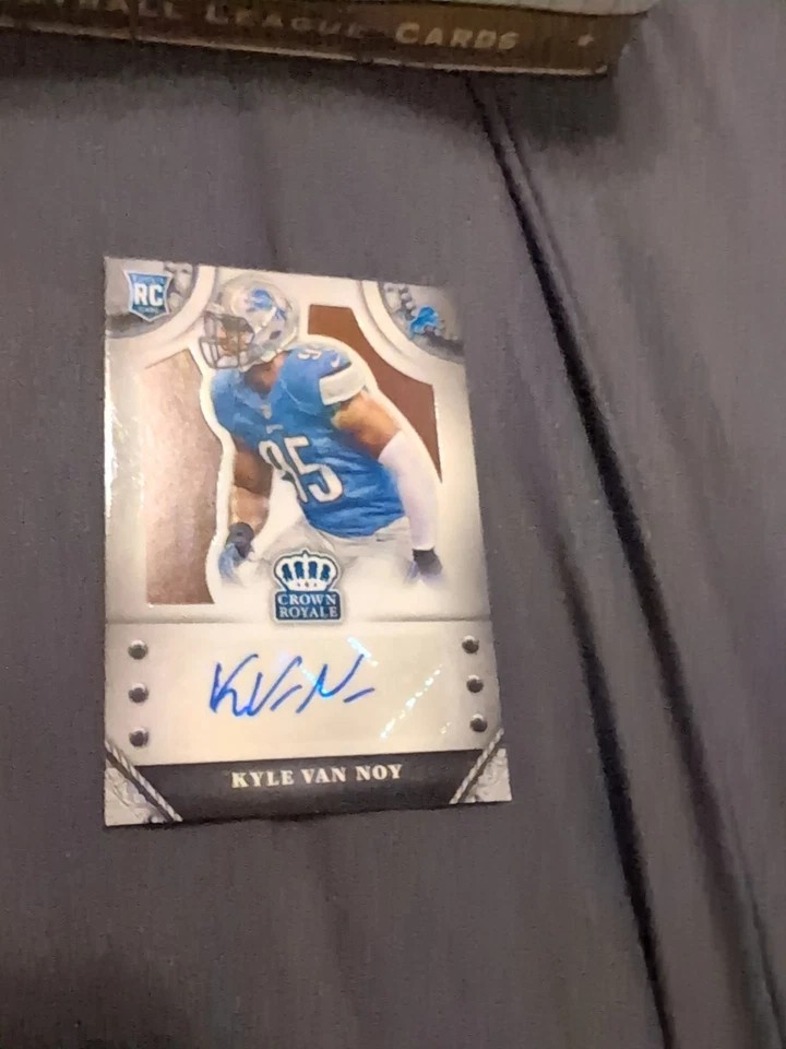 2014 Panini Crown Royale Kyle Van Noy Rookie Signatures Bron Card Auto #S-KV /99 - Image 2 of 4