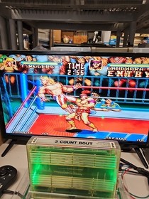 3 Count Bout - Neo Geo MVS Arcade Cartridge SNK 100% Authentic *SECURITY SEAL*