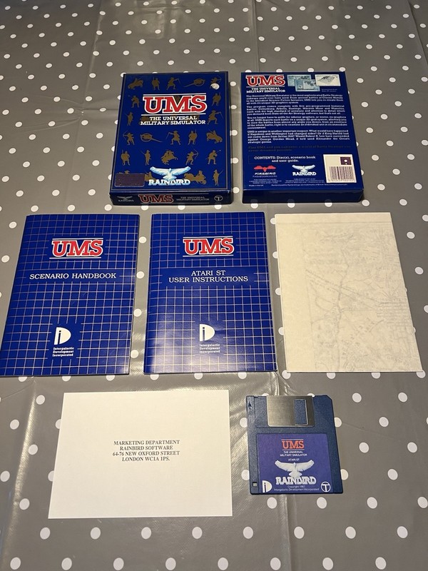 UMS UNIVERSAL MILITARY SIMULATOR - ATARI ST GAME
