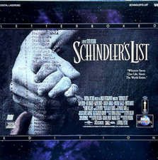 SCHINDLER'S LIST STEVEN SPIELBERG PREMIUM QUALITY USED LASERDISC NM/EX 