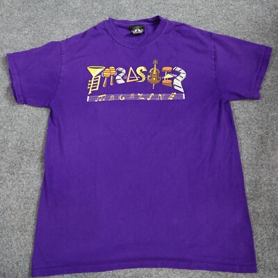 Thrasher Mens T-shirt Medium Purple Official Filmore Logo Musical Instruments