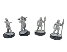 Town Guard Set Lot of 4 Dungeons and Dragons Miniatures DnD Minis 28mm fantasy