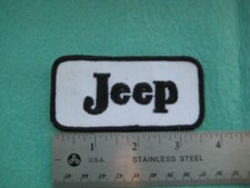 Vintage Jeep Dealer Service Parts Uniform Hat Patch