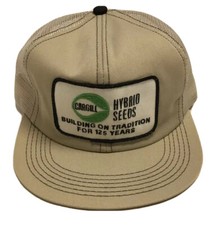 Vtg Cargill Hybrid Seeds Patch Trucker Hat K Products Made In The USA Cap Farm