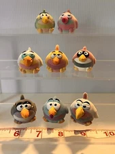 KooKoo Koo Koo Birds Series 1 Mixed Lot Angry Zoo Animals Flocked Toys Figures