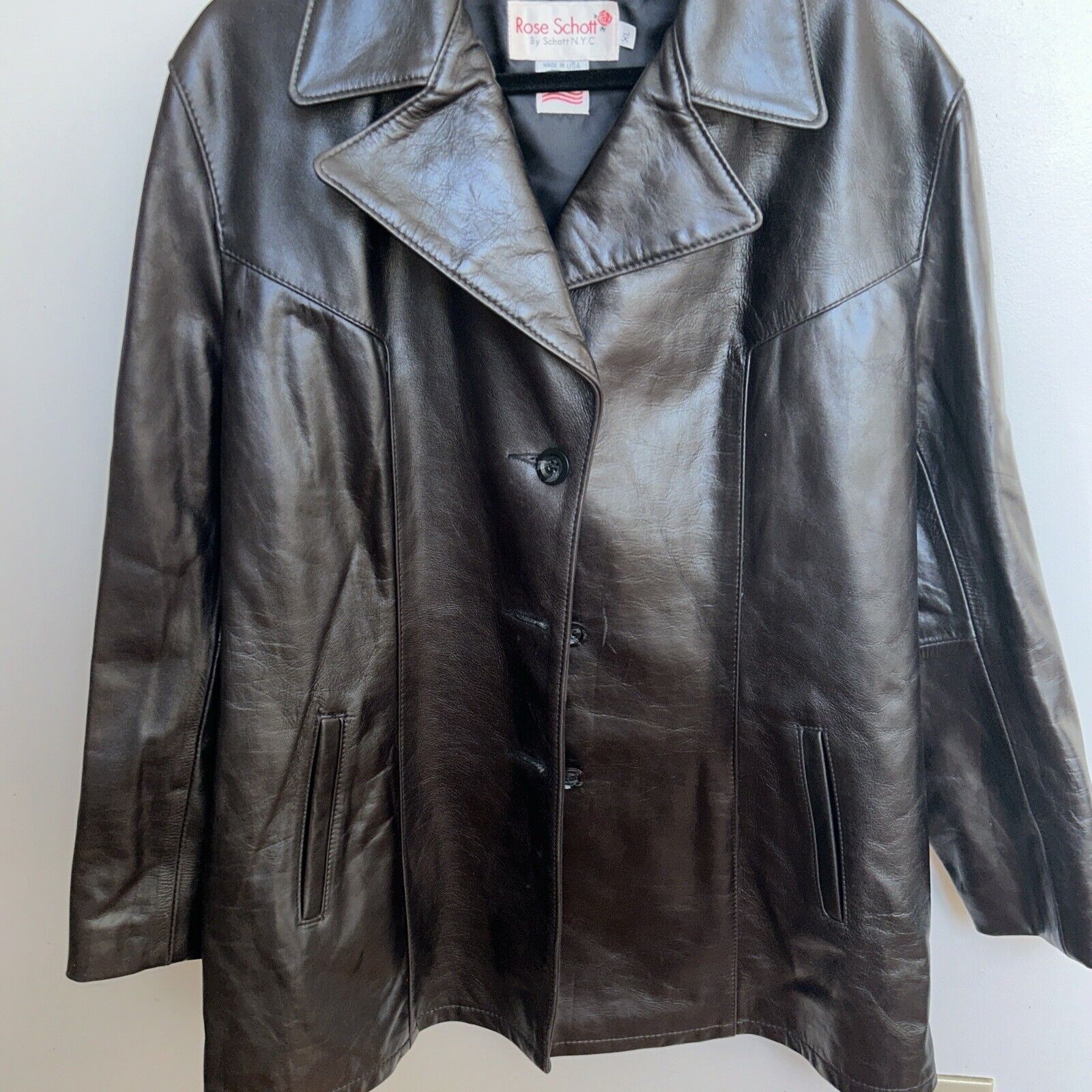 Rose Schott by Schott NYC  Vintage Leather Jacket… - image 16