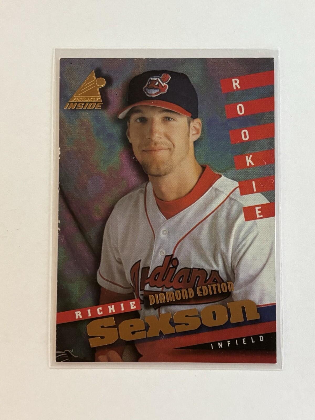 1998 Pinnacle Inside Diamond Edition Indians Baseball Card #125 Richie Sexson