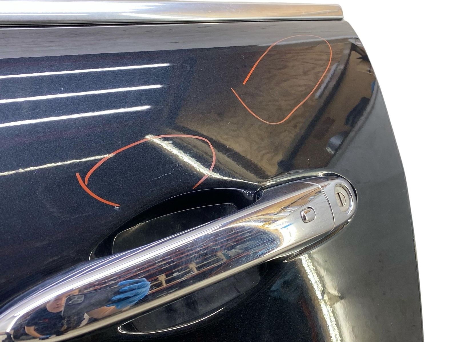 2017-2024 MASERATI LEVANTE OEM DRIVER LEFT FRONT DOOR SHELL NERO RIBELLE (815)