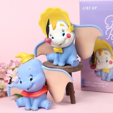 Fluffy Puffy Dumbo Figure 1pc/set Normal Clown elephant Kid Gift Toy cake topper