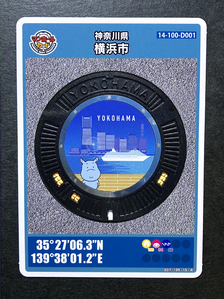 Dai-chan Yokohama City Kanagawa Manhole Cover Card TCG Japanese