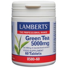 Lamberts Green Tea 5000mg Tablets (60) BBE 02/2027