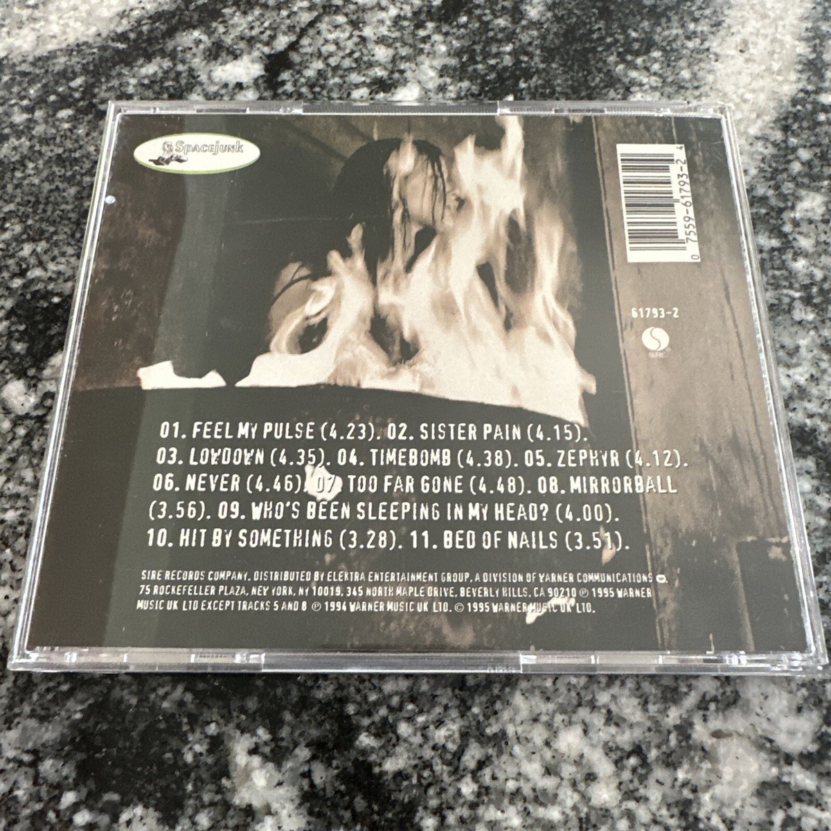 Electrafixion - Burned 11 Track Radio Station Promo Album CD 1995