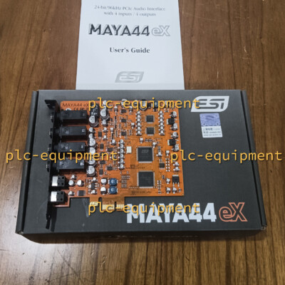 Original New in Box ESI MAYA44 eX 4-in/4-out 24bit/96KHz PCIe Audio Interface