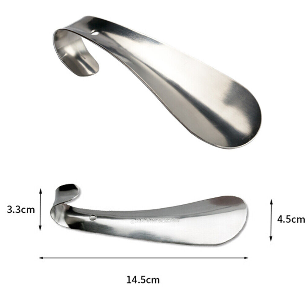 1Pc professional stainless steel silver shoe Special price for a limited time spoon NEW horn metal sh