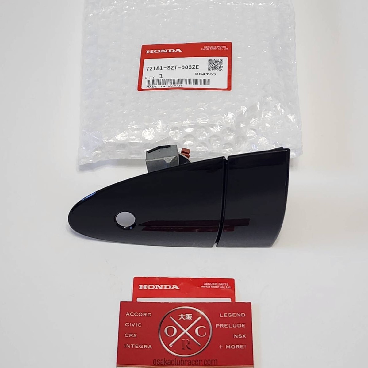 New OEM 11-15 Honda CR-Z Exterior Door Handle LEFT Crystal Black