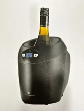 New Cook's Essentials Single Bottle Electric Wine Chiller Black K51086