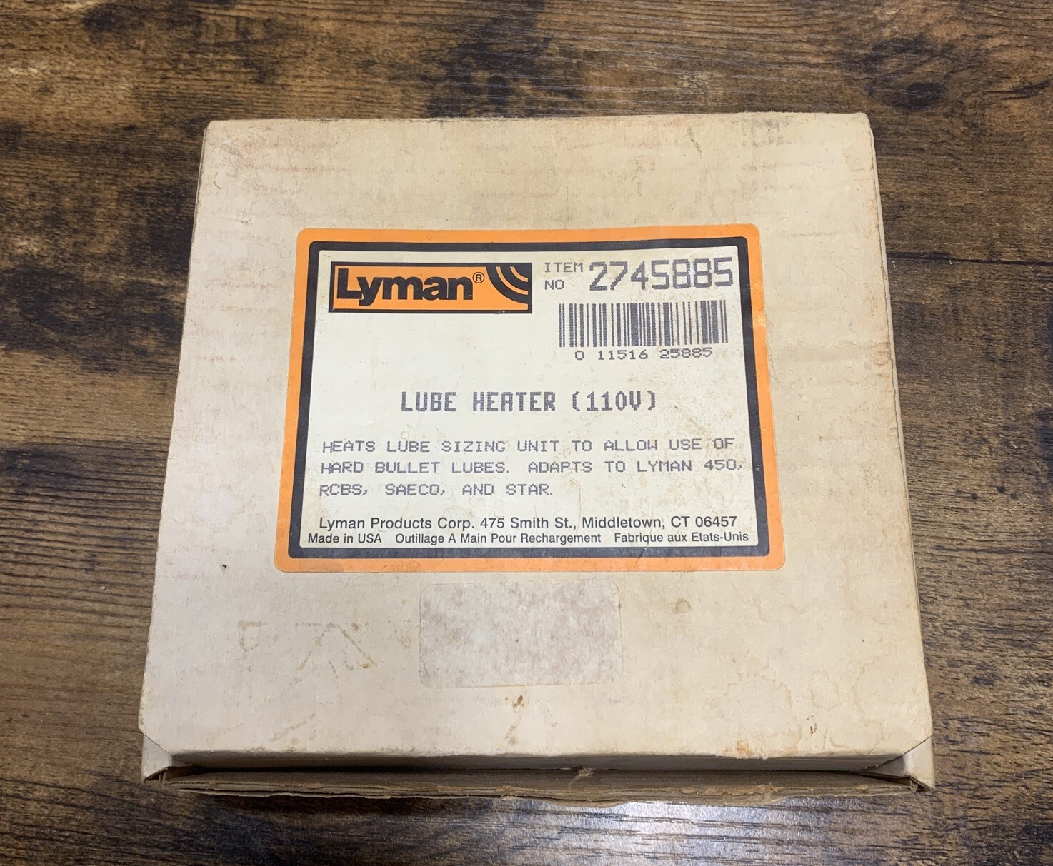 New Old Stock Lyman Reloading Universal Lube Heater, 110 Volt 2745885