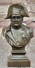 Eccezionale Francese Busto Di Giovane Napoleone Bonaparte Bronzo Dorato Scultura
